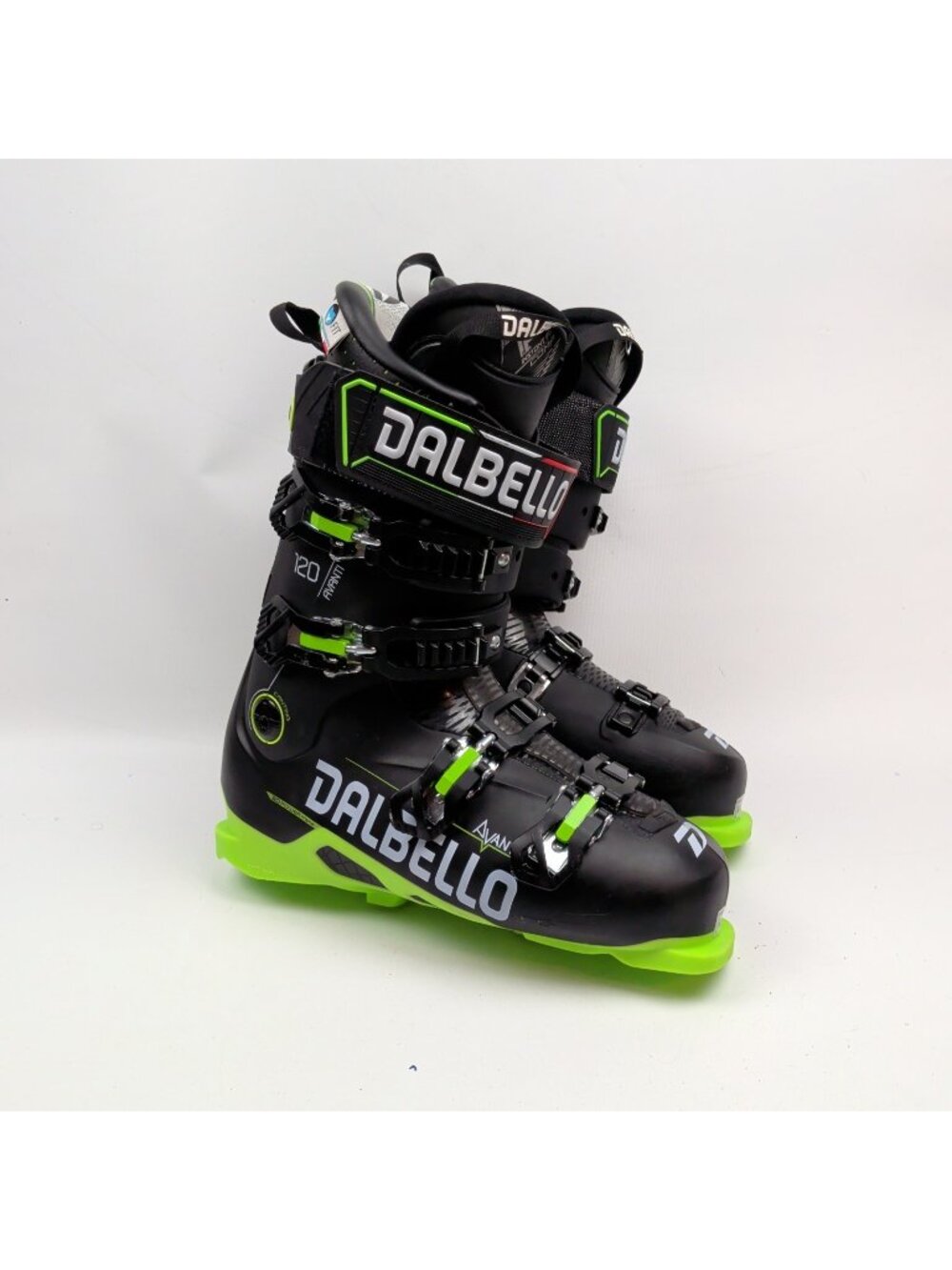 Dalbello Avanti 120 Ski Boots Men’s 26.5 / 8.5 US Black / Neon Green *Read*
